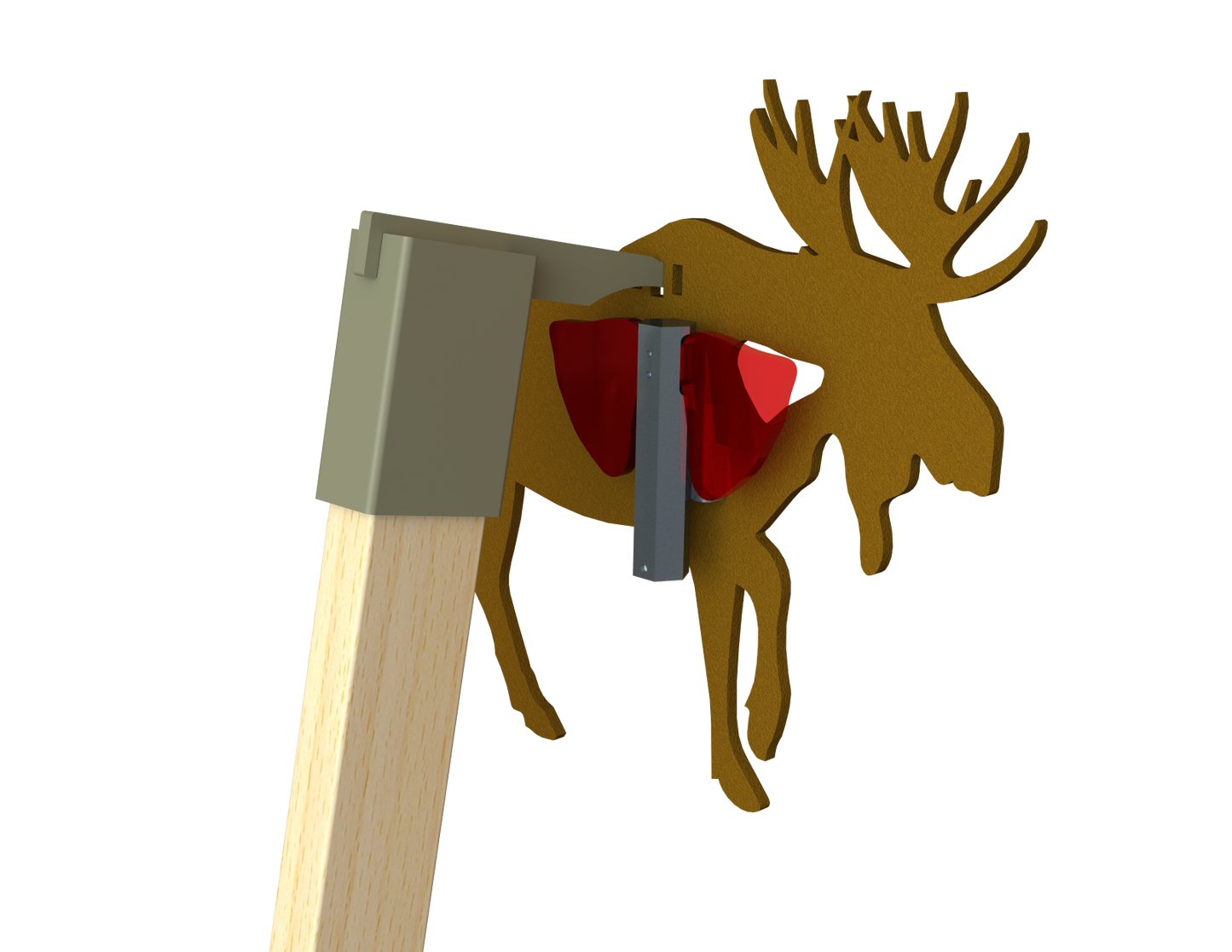 Moose w/ Spring Loaded Vitals Shot Flipper