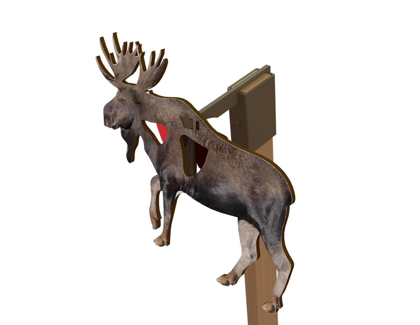 Moose w/ Spring Loaded Vitals Shot Flipper