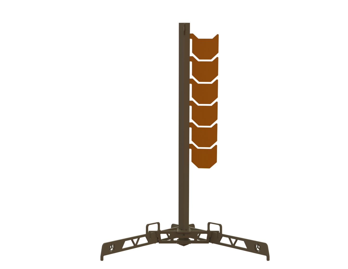 Dueling Tree w/ (6) 1/4" AR550 Paddles