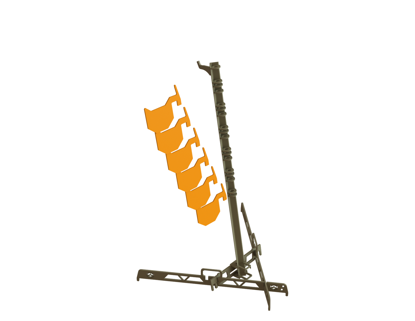 Dueling Tree w/ (6) 1/4" AR550 Paddles