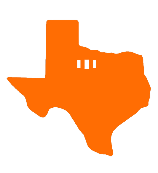 Texas State Silhouette Target