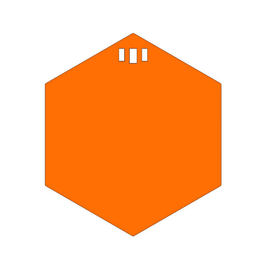 8" Hexigong 1/4" AR550